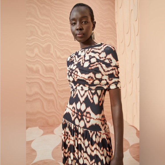 Ulla Johnson Livia Ikat Dress in Obsidian - Picture 5 of 8